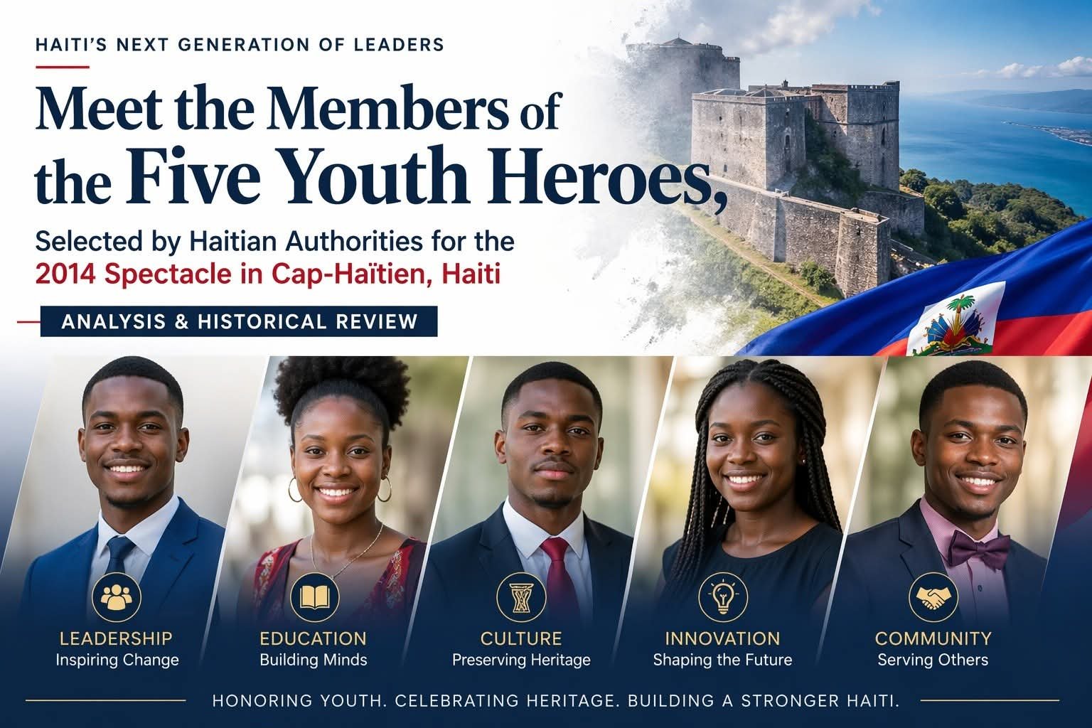 Cultural Event  The Five Youth Heroes  of Haïti (2014)